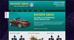 Desktop Screenshot of baysidesmogeastbay.com